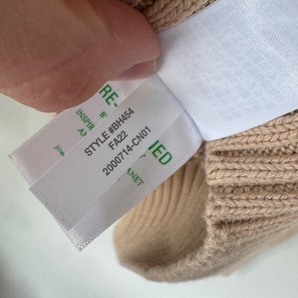 J. Crew Collared Cotton Boxy Beach Sweater in Tan Women's Size XS - Picture 5 of 7